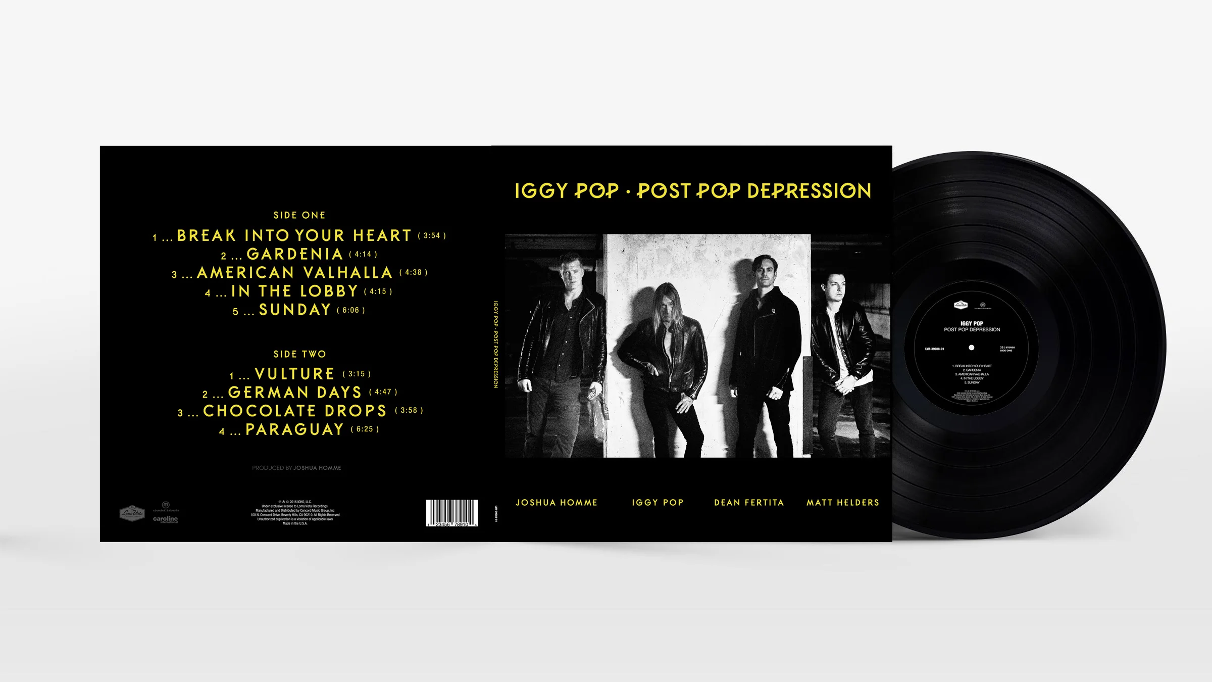 Iggy Pop Post Pop Depression LPレコード Amazon.com: Post Pop
